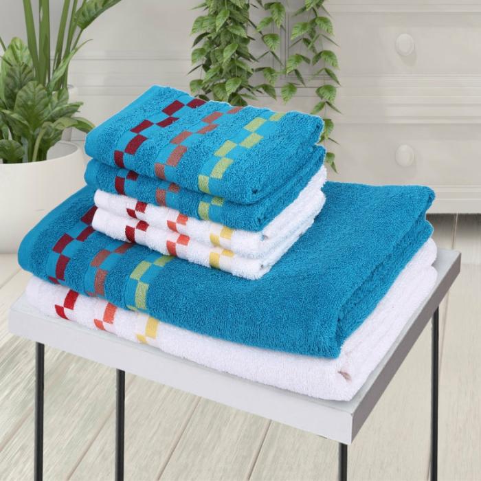 Delpha Towel Combo – Set Of Six  |   Bath Towels Bath Linens Bath Towels