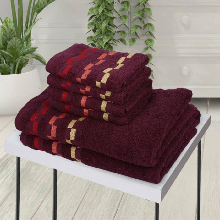 Delpha Towel Combo – Set Of Six  |   Bath Towels Bath Linens Bath Towels