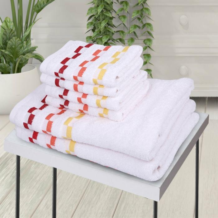 Delpha Towel Combo – Set Of Six  |   Bath Towels Bath Linens Bath Towels