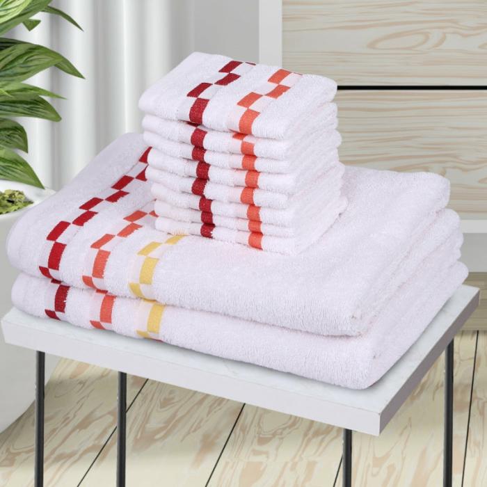 Delpha Towel Combo – Set Of Ten  |   Bath Towels Bath Linens Bath Towels