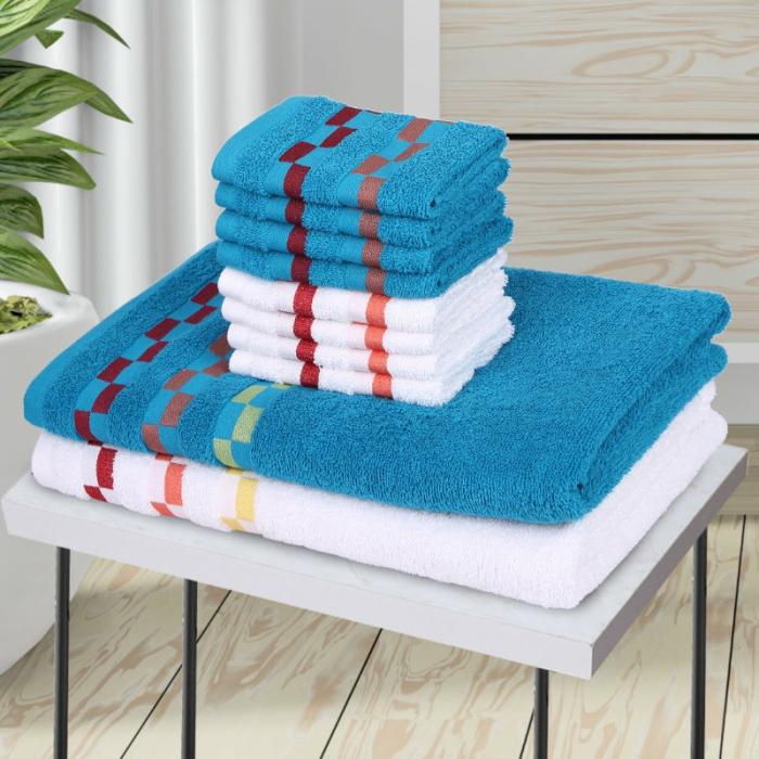 Delpha Towel Combo – Set Of Ten  |   Bath Towels Bath Linens Bath Towels