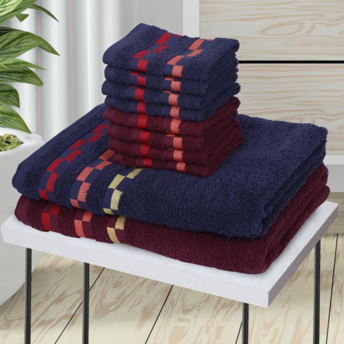 Delpha Towel Combo – Set Of Ten  |   Bath Towels Bath Linens Bath Towels