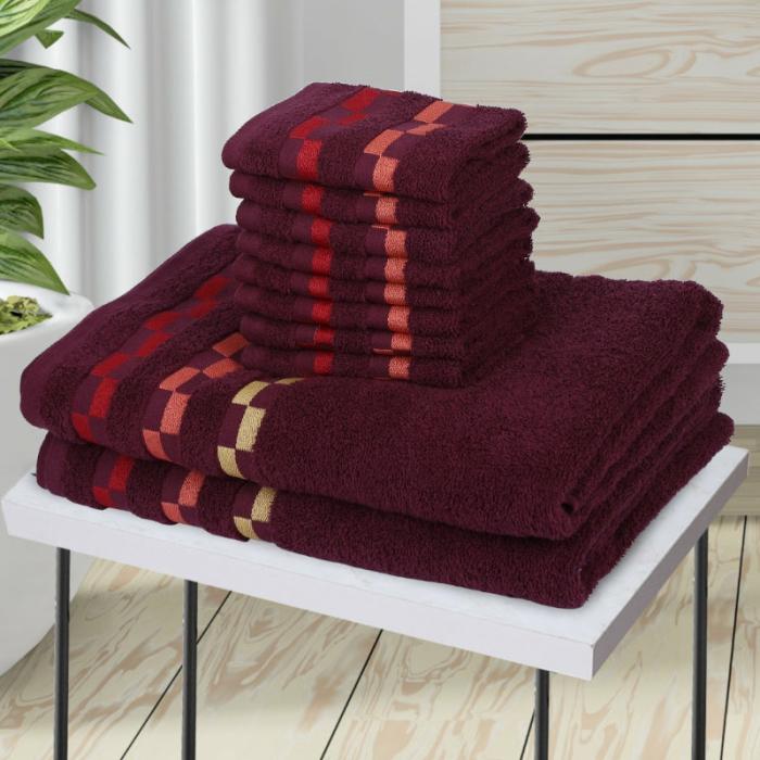 Delpha Towel Combo – Set Of Ten  |   Bath Towels Bath Linens Bath Towels