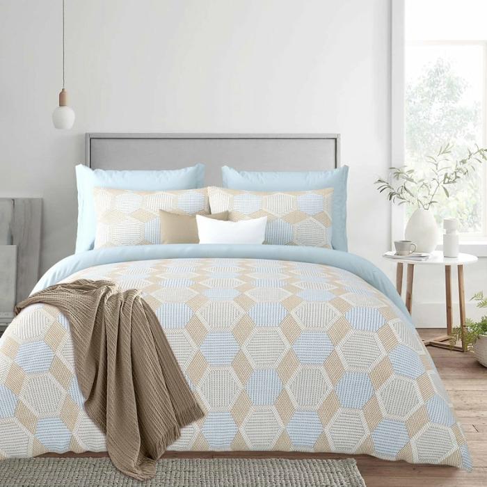 Dhuva Ethnic Bedsheet  |   Geometric Bedsheets Bedsheets Geometric Bedsheets