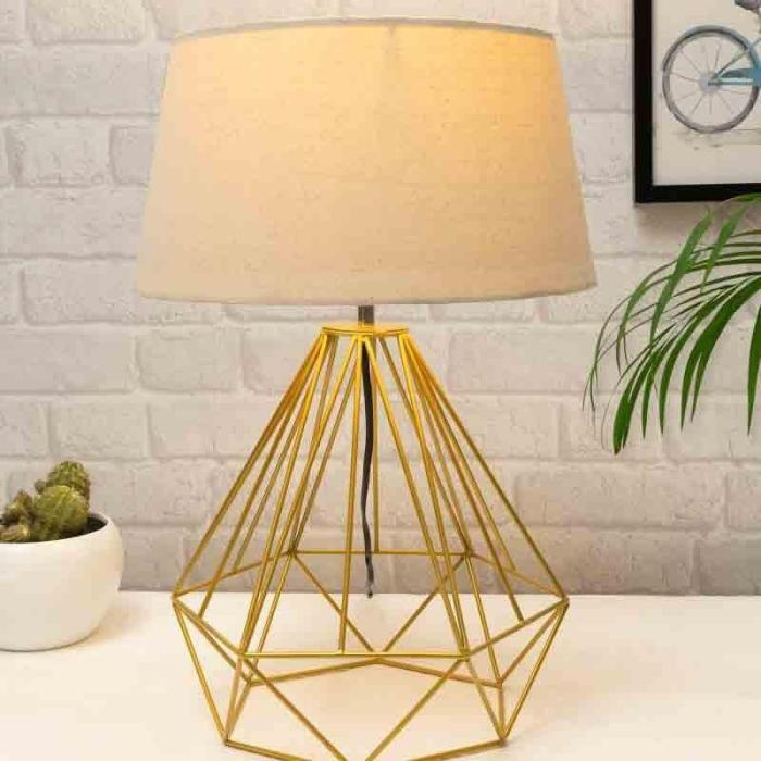 Diamond Dust Table Lamp  |   Table Lamps Lamps & Lighting Gold, White