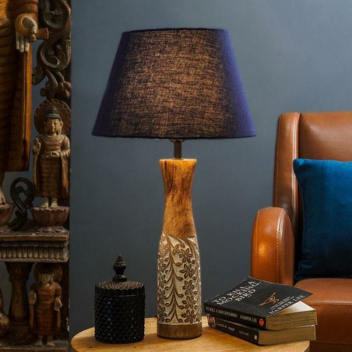 Dip Rustic Charm Table Lamp  |   Table Lamps Lamps & Lighting Blue, Brown