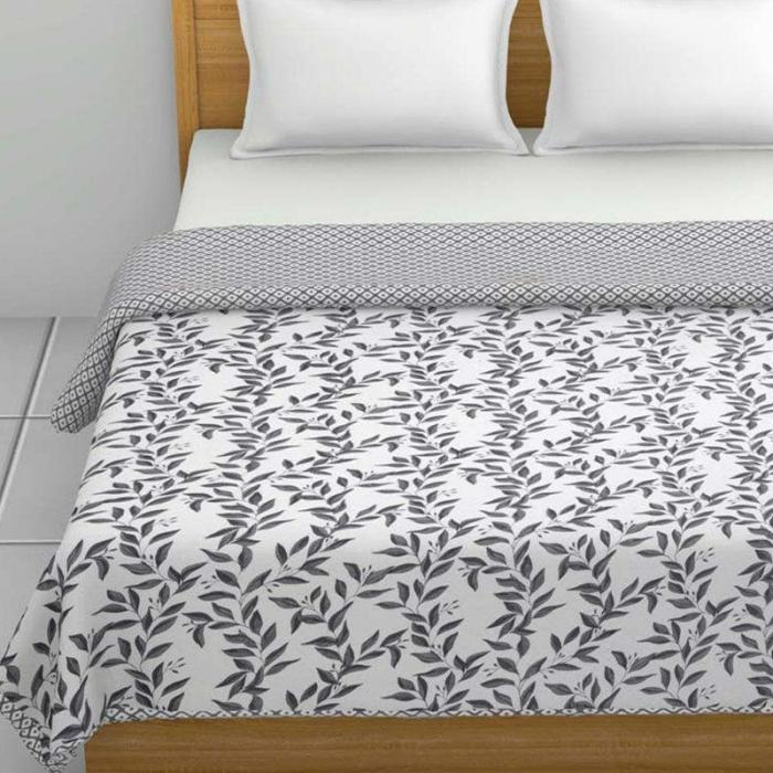 Dove Reversible Cotton Dohar  |   Dohars, Razai & Blankets Bedding Dohars, Razai & Blankets