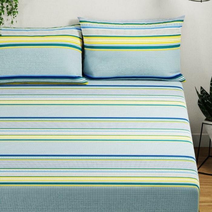 Drisa Striped Bedsheet  |   Abstract Bedsheets Abstract Bedsheets Abstract Bedsheets