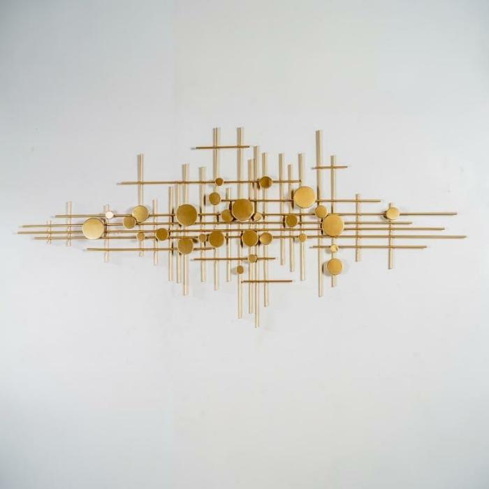 Eileen Contemporary Wall Decor  |   Wall Accents Wall Accents Gold