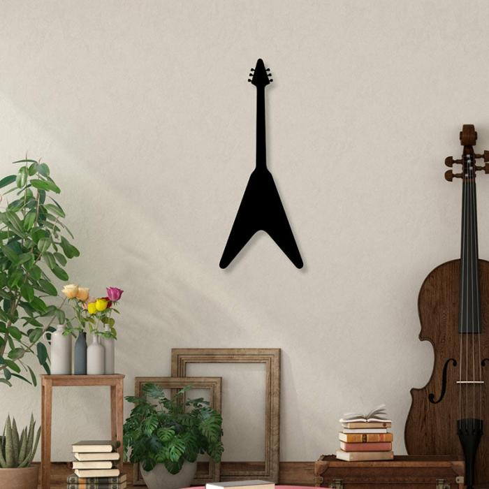 Electric Guitar Wall Art  |   Wall Accents Wall Accents Black