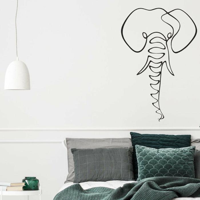 Elephant Wall Art  |   Wall Accents Wall Accents Black