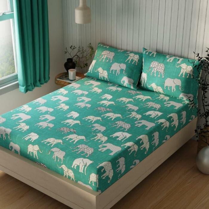 Elephanto Walk Bedsheet  |   Abstract Bedsheets Abstract Bedsheets Abstract Bedsheets