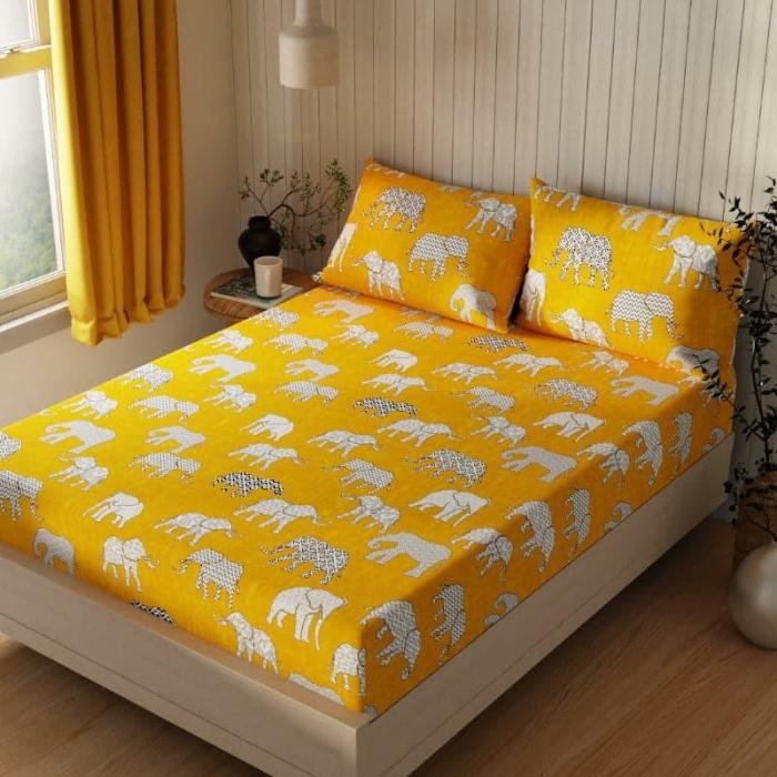 Elephanto Walk Bedsheet  |   Abstract Bedsheets Abstract Bedsheets Abstract Bedsheets