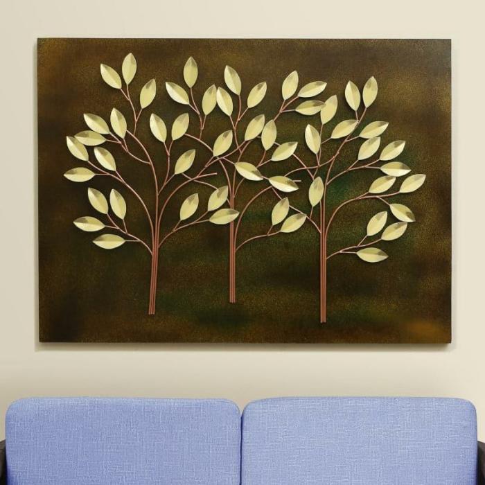 Elodie Tree Wall Accent  |   Wall Accents Wall Accents Gold, Brown