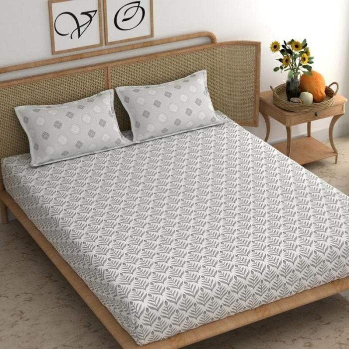 Elowen Floral Bedsheet  |   Geometric Bedsheets Bedsheets Geometric Bedsheets