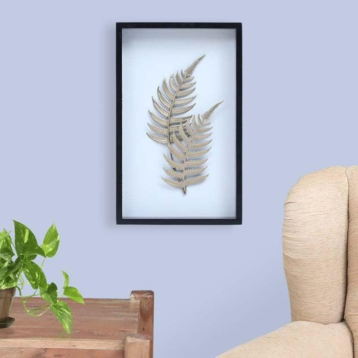 Encased Leaves Wall Décor  |   Wall Accents Wall Accents Wall Accents