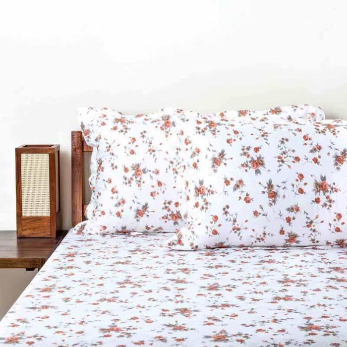 Enchanted Charms Bedsheet  |   Floral Bedsheets Bedsheets Floral Bedsheets