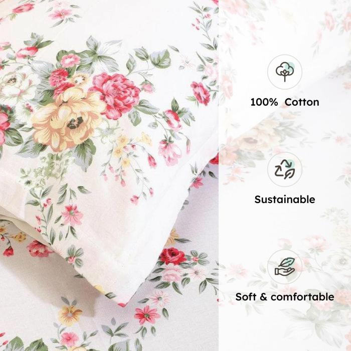 Endless Spring Bedsheet  |   Floral Bedsheets Bedsheets Floral Bedsheets