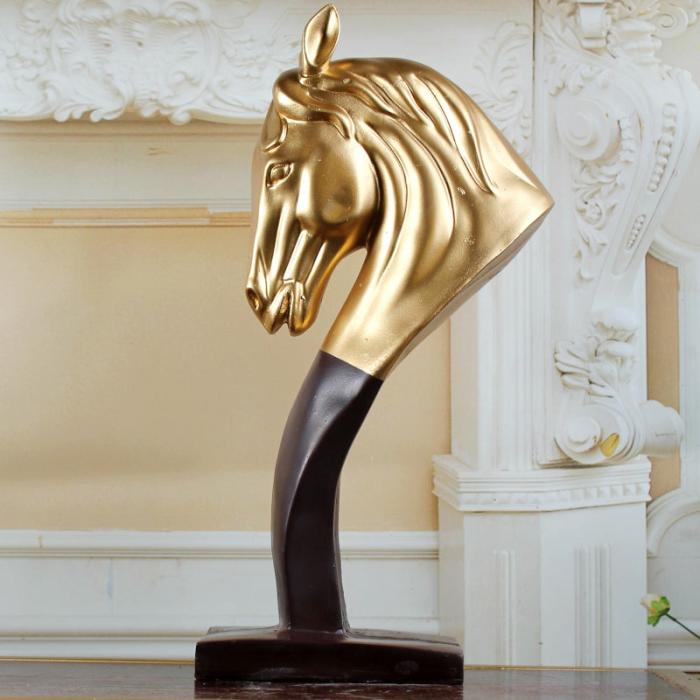 Equine Elegance Showpiece  |   Showpieces Showpieces Gold, Black