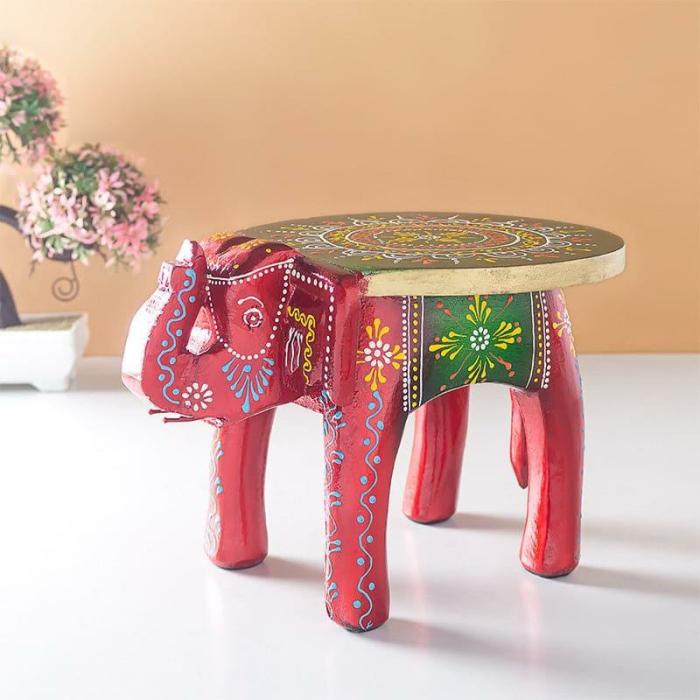 Ethnic Elephanta Showpiece  |   Showpieces Showpieces Red