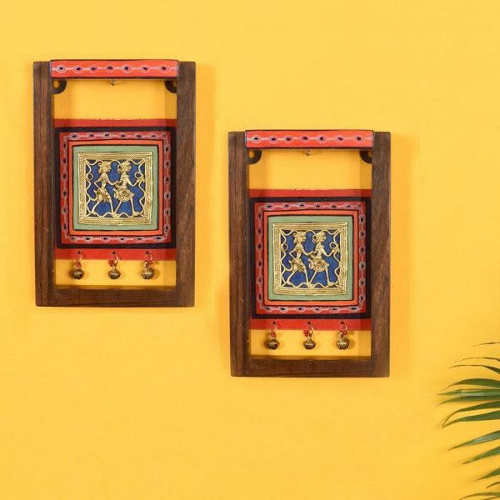 Ethnic Mara Wall Accent – Set Of Two  |   Wall Accents Wall Accents Multicolor