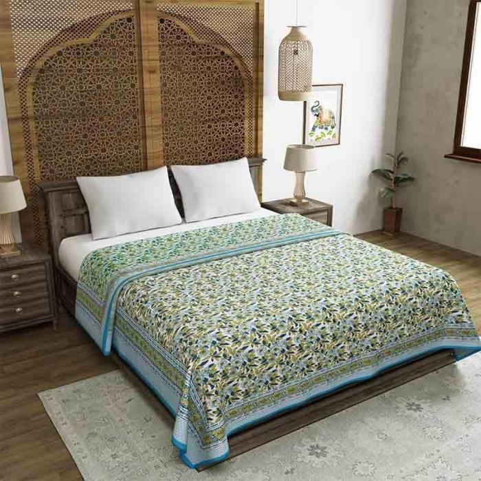 Euphemism Dohar  |   Dohars, Razai & Blankets Bedding Blue, Green