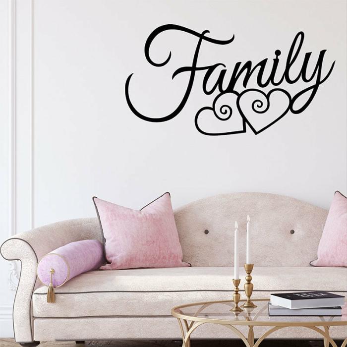 Family Love Wall Art  |   Wall Accents Wall Accents Black