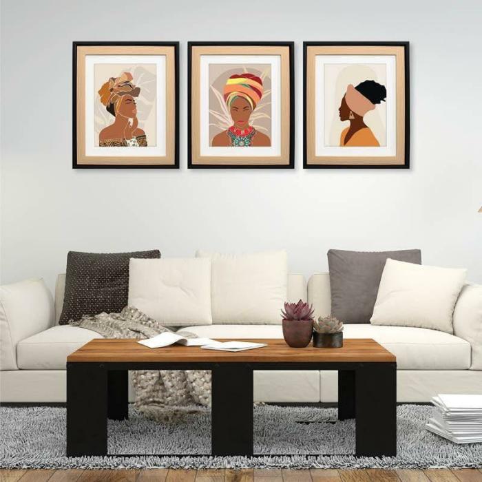 Feminine Elegance Wall Art – Set Of Three  |   Wall Art & Paintings Wall Art & Paintings Multicolor