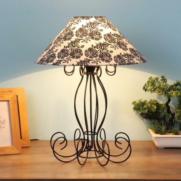 Filigree Kaito Table Lamp  |   Table Lamps Lamps & Lighting Black, White