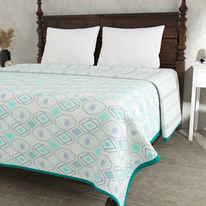 Fiora Floral Dohar  |   Dohars, Razai & Blankets Bedding Dohars, Razai & Blankets