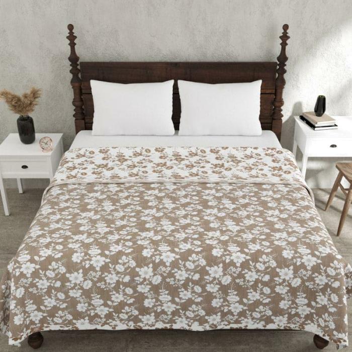 Flemi Floral Dohar  |   Dohars, Razai & Blankets Bedding Dohars, Razai & Blankets