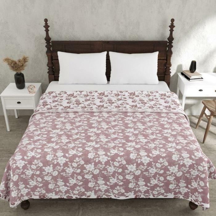 Flemi Floral Dohar  |   Dohars, Razai & Blankets Bedding Dohars, Razai & Blankets