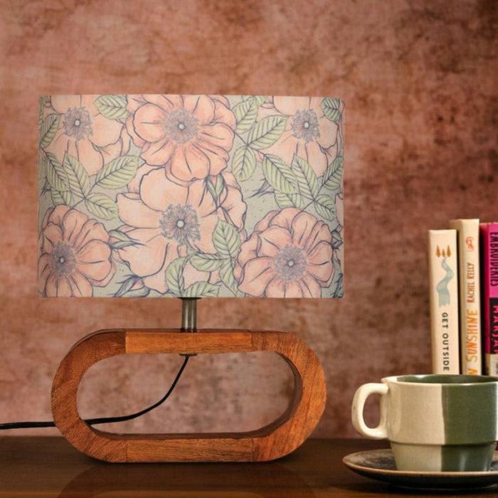 Flora Spread Mirza Table Lamp  |   Table Lamps Lamps & Lighting Brown, Pink