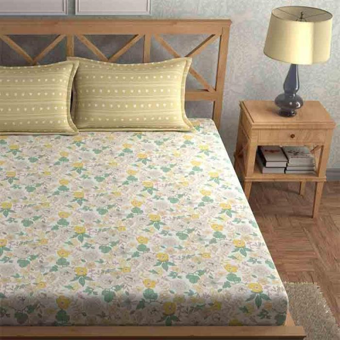 Floral Vibes Bedsheet  |   Floral Bedsheets Bedsheets Floral Bedsheets