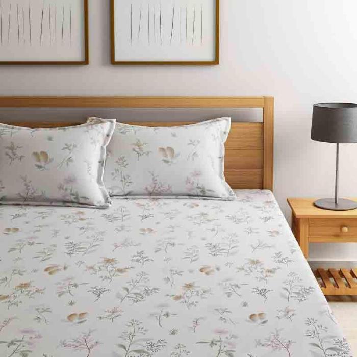 Flowery Grace Bedsheet  |   Floral Bedsheets Bedsheets Floral Bedsheets