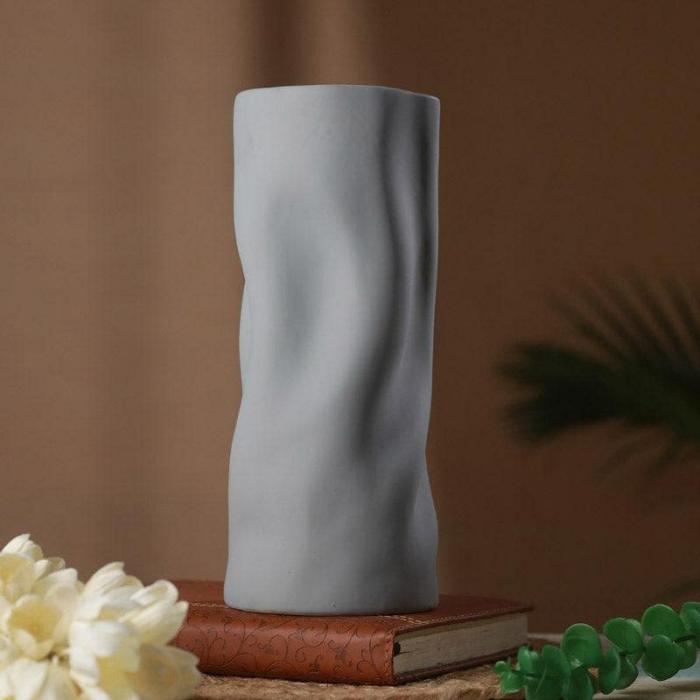 Flowy Fara Vase  |   Vases Showpieces, Vases & Accent Bowls Grey