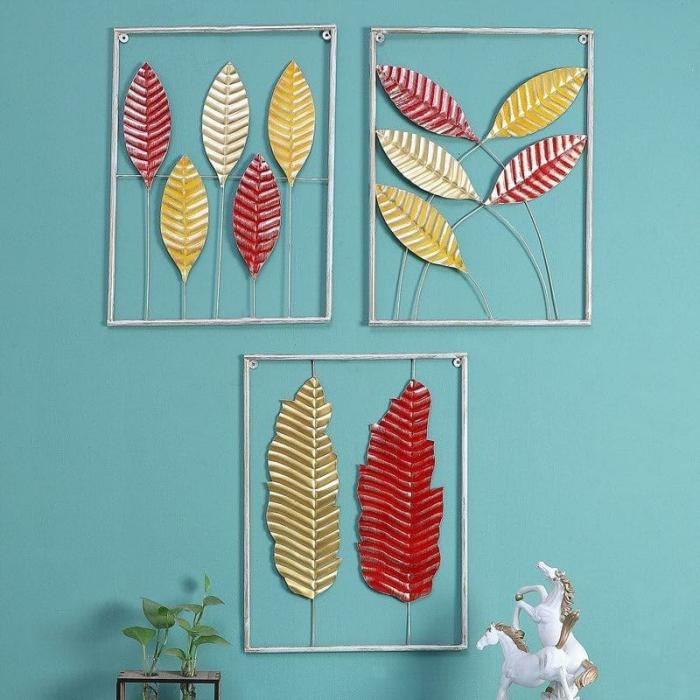 Foliage Fora Wall Accent – Set Of Three  |   Wall Accents Wall Accents Multicolor