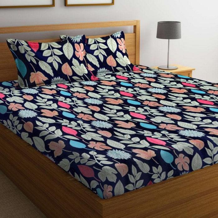 Forest Fuse Warm Bedsheet  |   Floral Bedsheets Bedsheets Floral Bedsheets