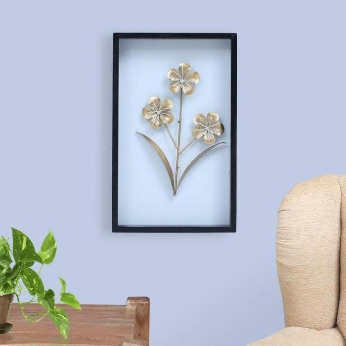 Framed Flowers Wall Decor  |   Wall Accents Wall Accents Wall Accents