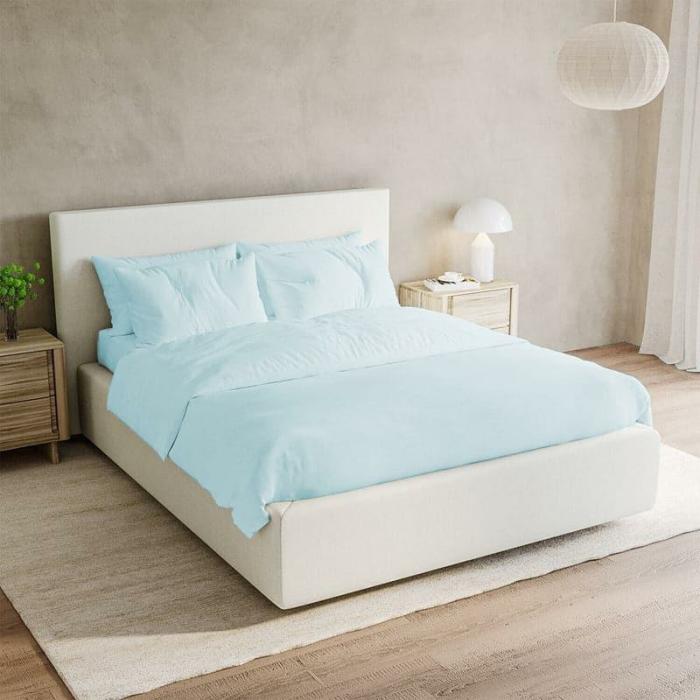 Freyda Solid Bedsheet  |   Solid Bedsheets Bedsheets Blue