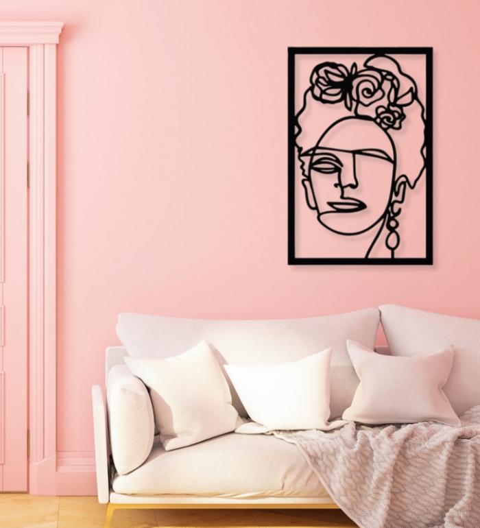 Frida Kahlo Abstract Wall Art  |   Wall Accents Wall Accents Black