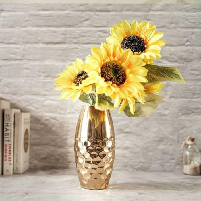 Frudane Metal Vase  |   Vases Showpieces, Vases & Accent Bowls Gold