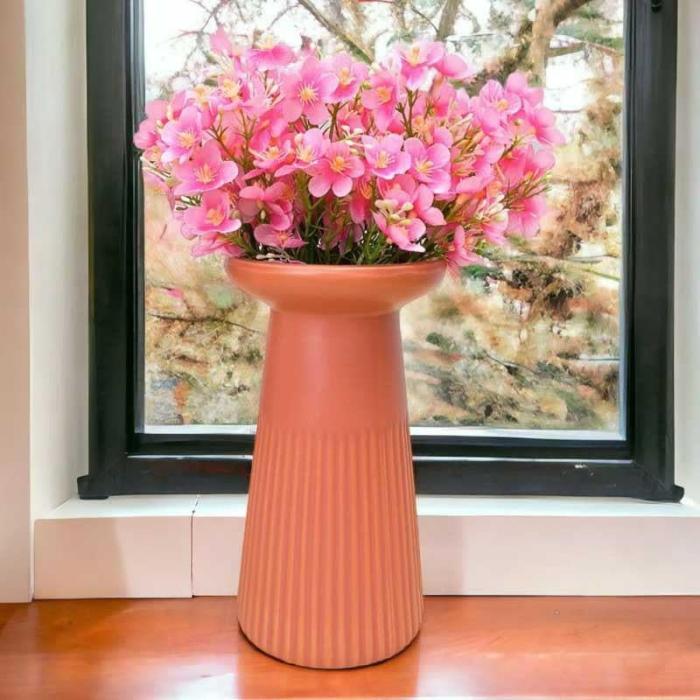 Funky Form Vase  |   Vases Showpieces, Vases & Accent Bowls Orange