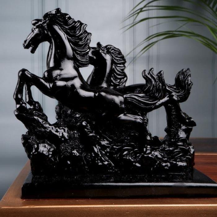 Galloping Stallion Showpiece  |   Showpieces Showpieces Black