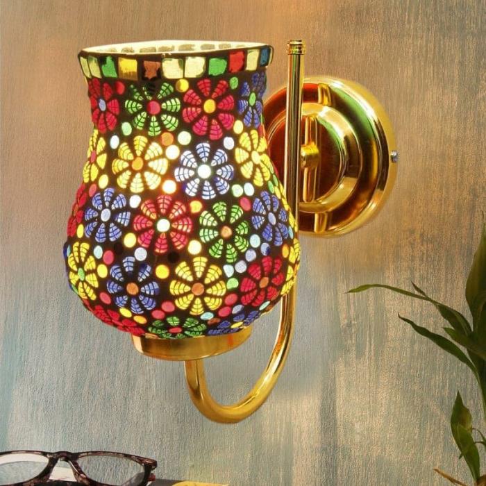 Galora Flora Goblet Wall Lamp  |   Wall Lamps Lamps & Lighting Multicolor