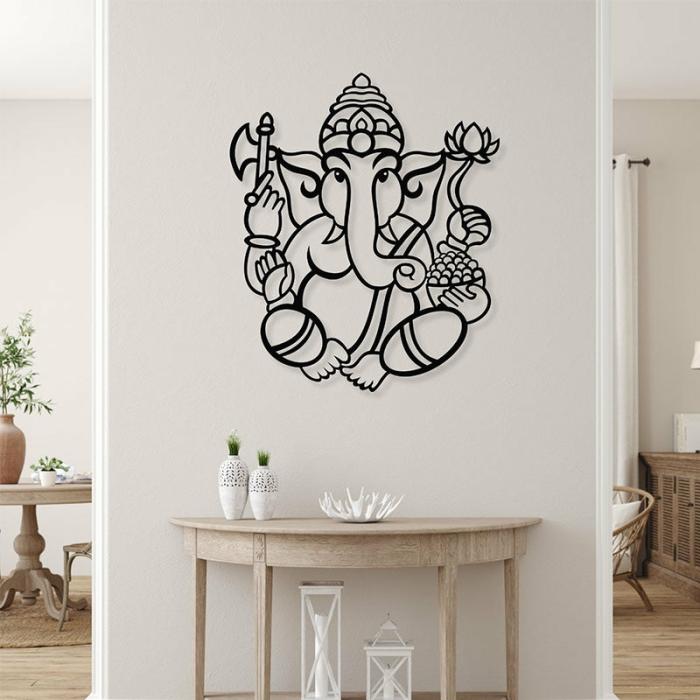 Ganesha Wall Art  |   Wall Accents Wall Accents Black