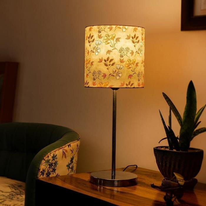 Gardenia Aura Metal Chrome Table Lamp  |   Table Lamps Lamps & Lighting Multicolor