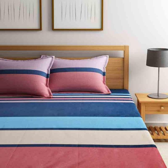 Gaudy Stripe Bedsheet  |   Geometric Bedsheets Bedsheets Geometric Bedsheets