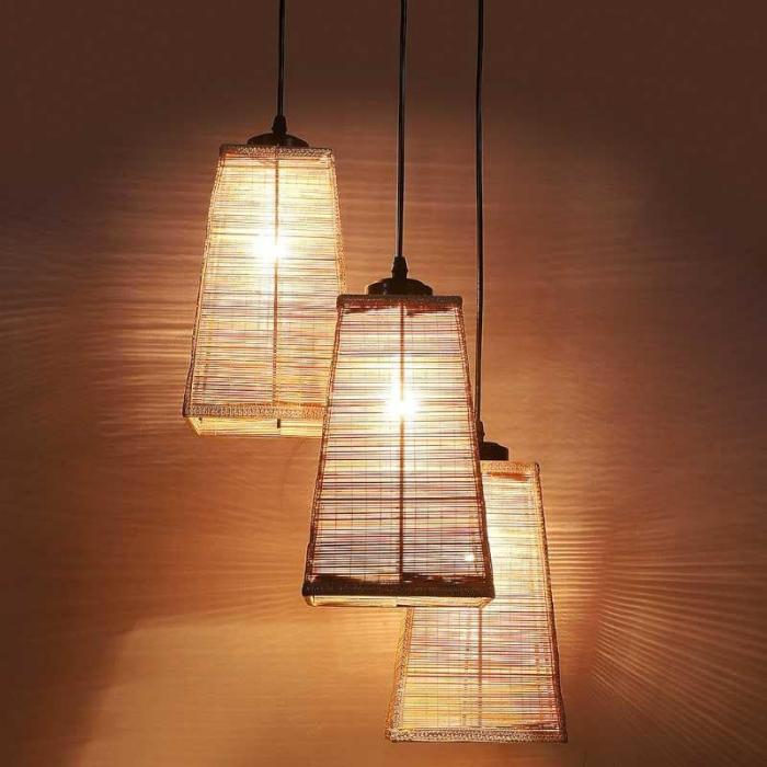 Genko Rhombic Ceiling Lamp  |   Ceiling Lamps Ceiling Lamps Beige