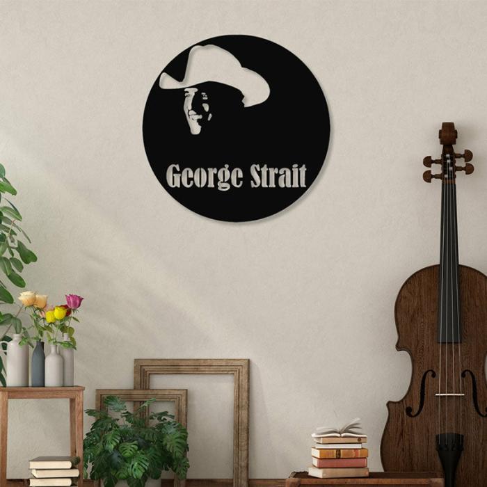 George Strait Wall Art  |   Wall Accents Wall Accents Black